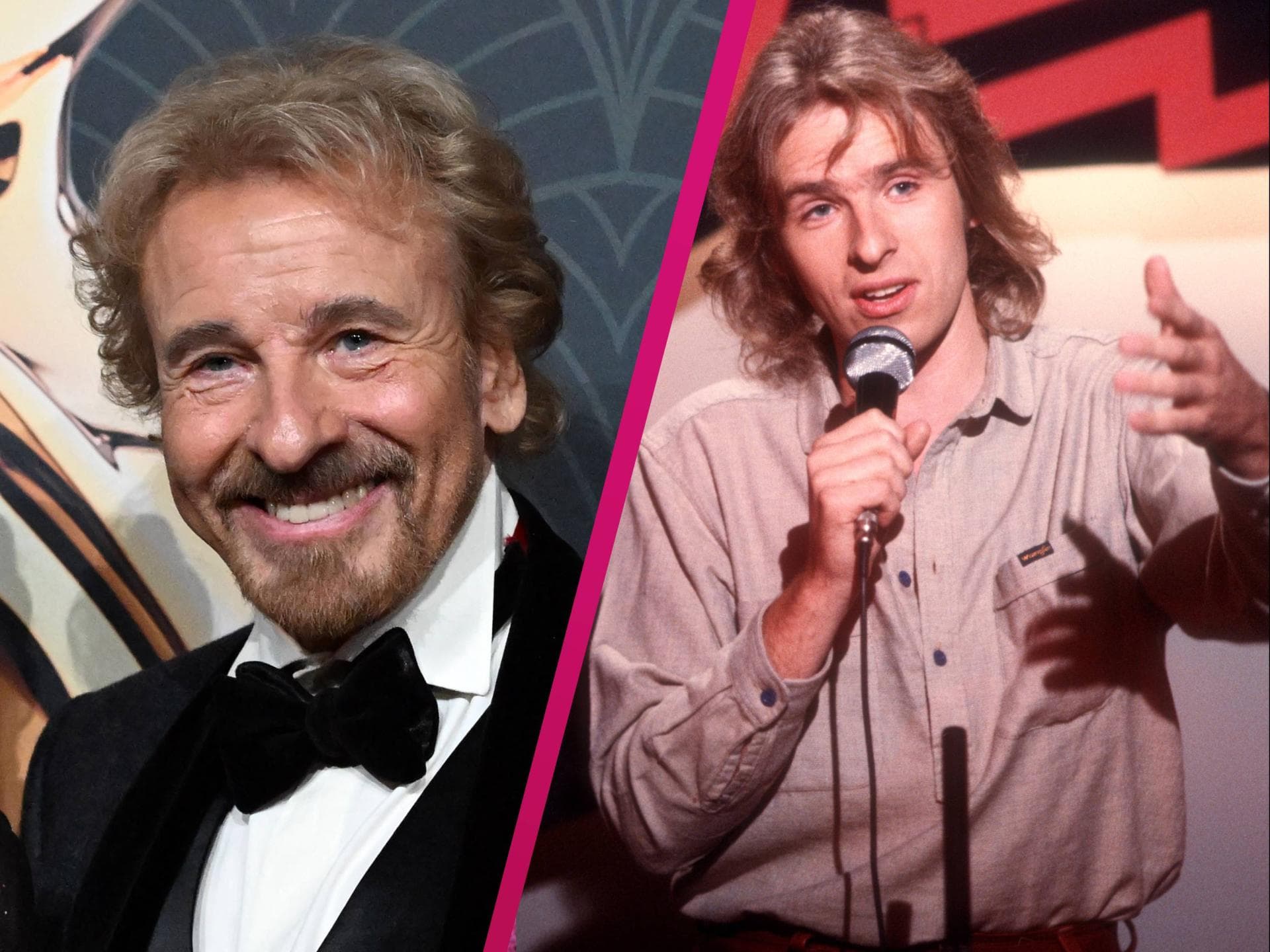 Thomas Gottschalk jung und heute