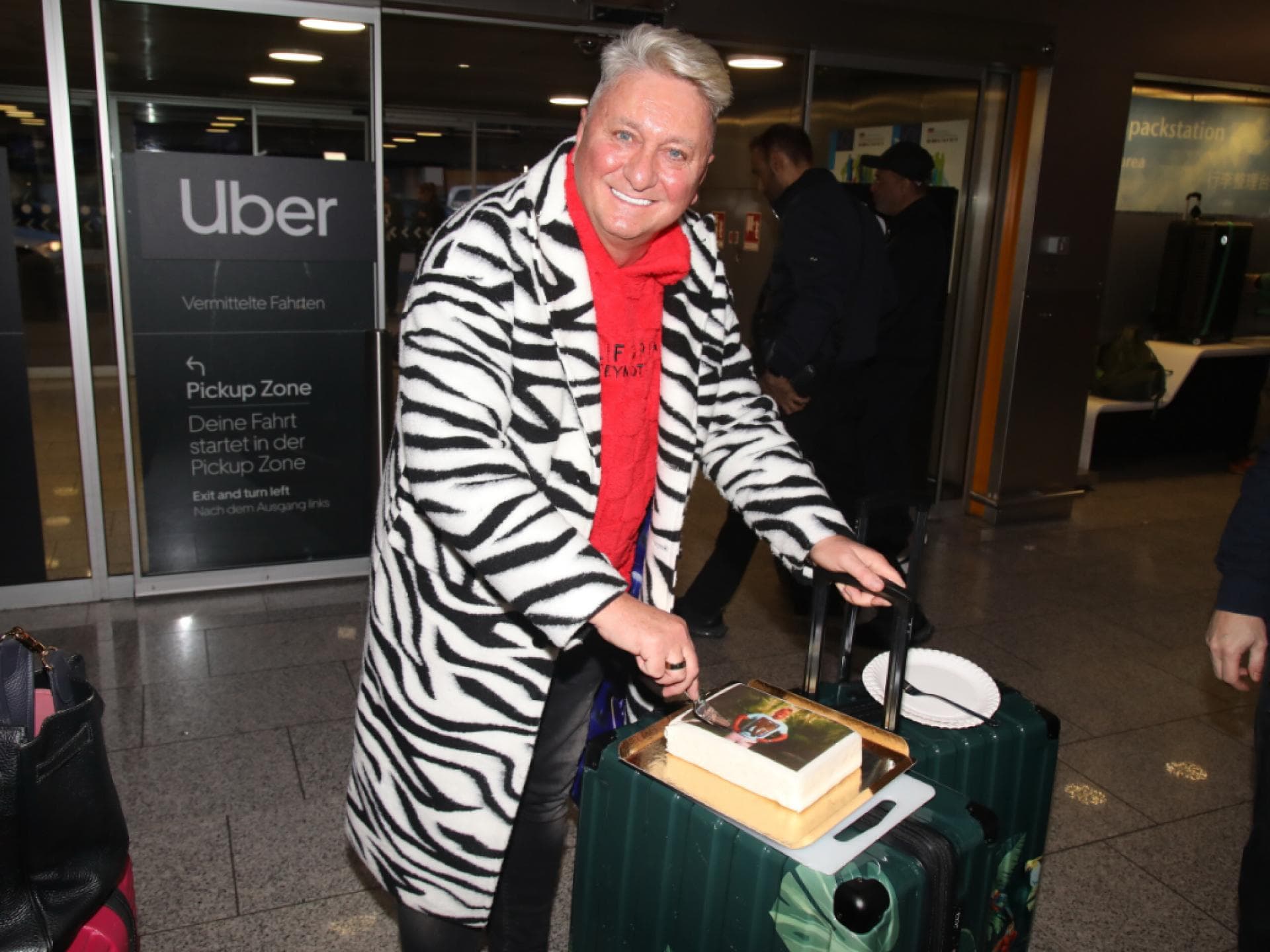 HUbert Fella am Frankfurter Flughafen