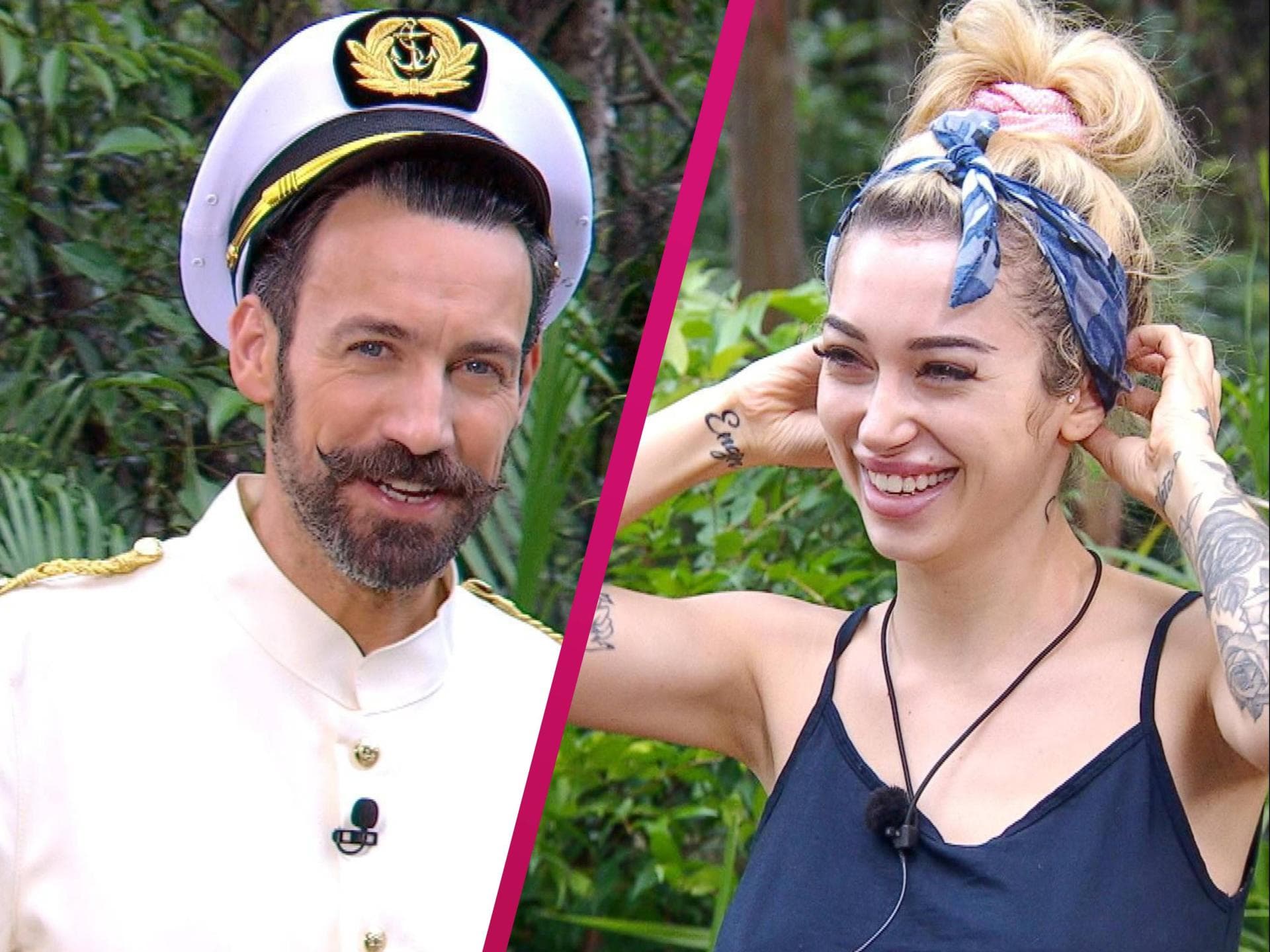 Jan Köppen mit Ariel Hediger im Dschungel