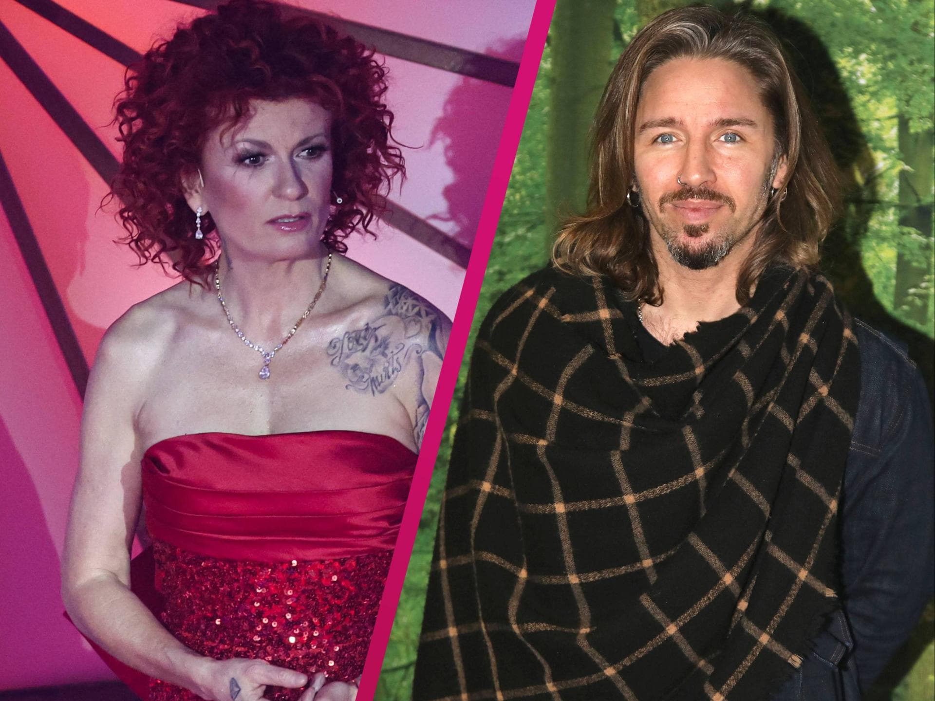 Lucy Diakovska mit Gil Ofarim in Collage