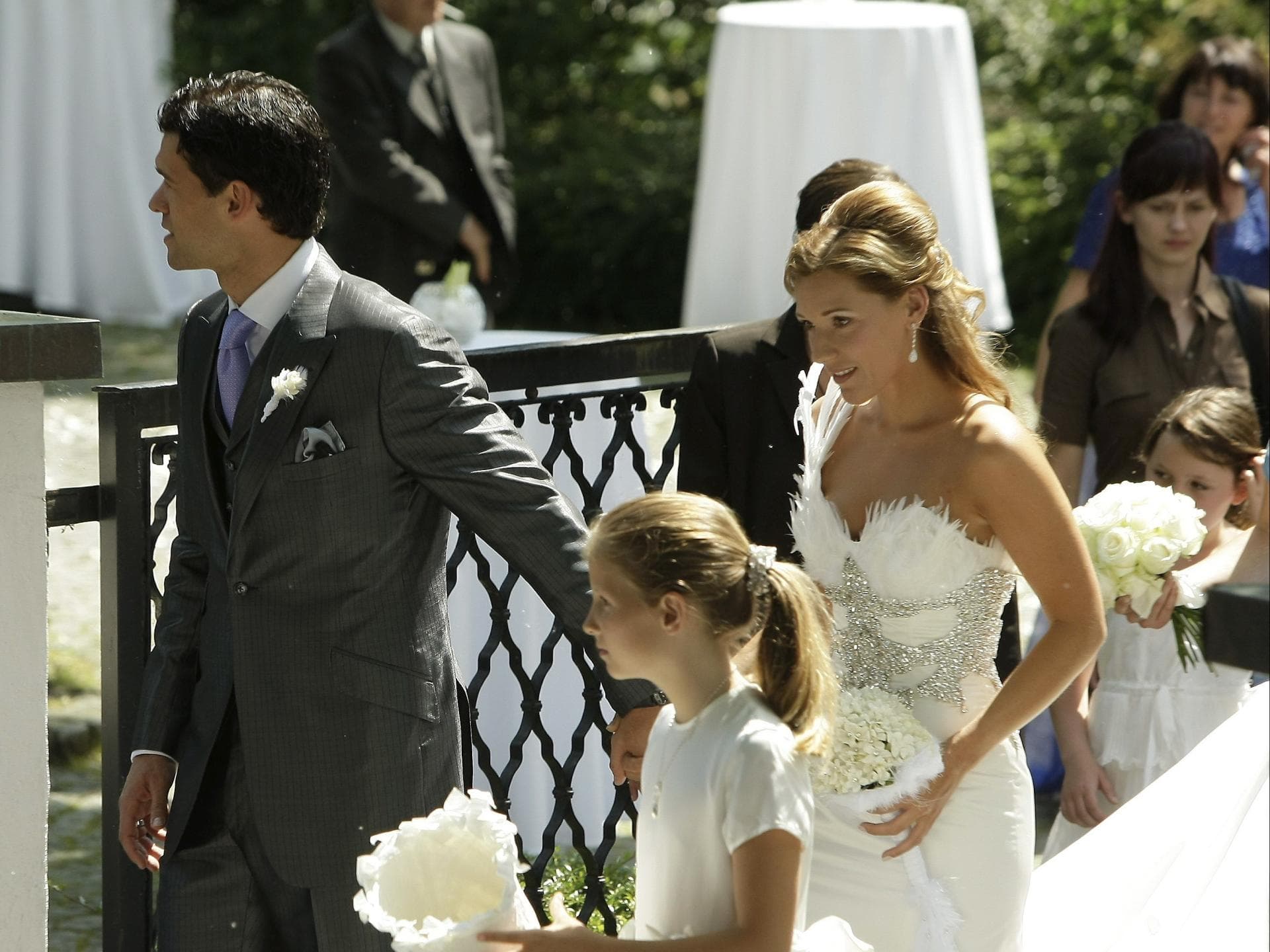 Michael und Simone Ballack bei ihrer Hochzeit