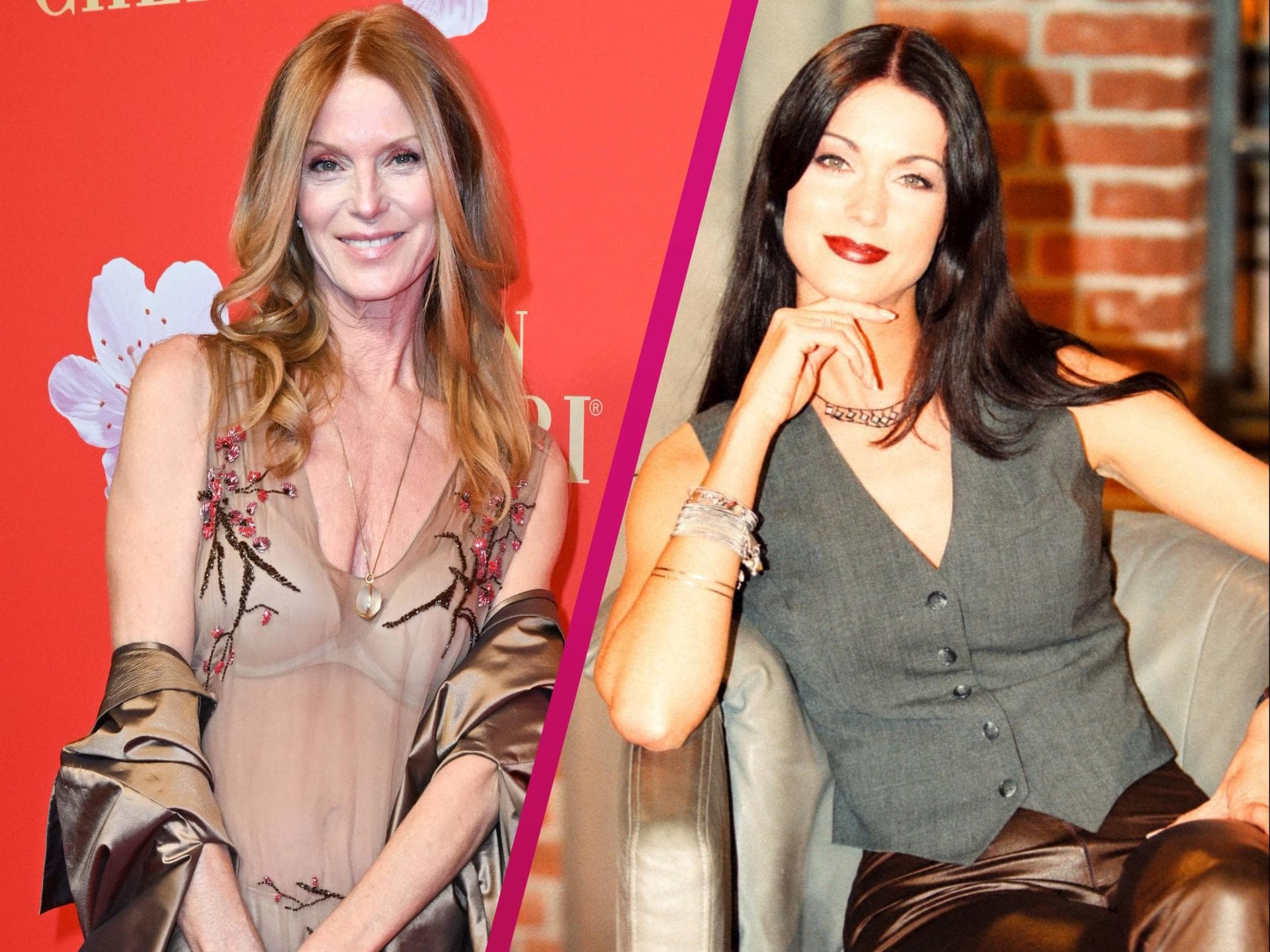 Esther Schweins heute und damals