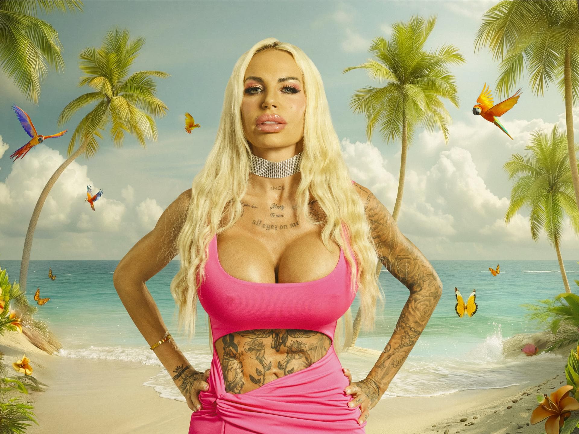 Gina-Lisa Lohfink bei "Promis unter Palmen" 2026