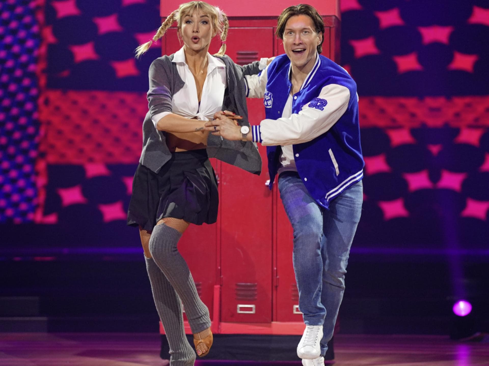 Anna-Carina Woitschack mit Evgeny Vinokurov