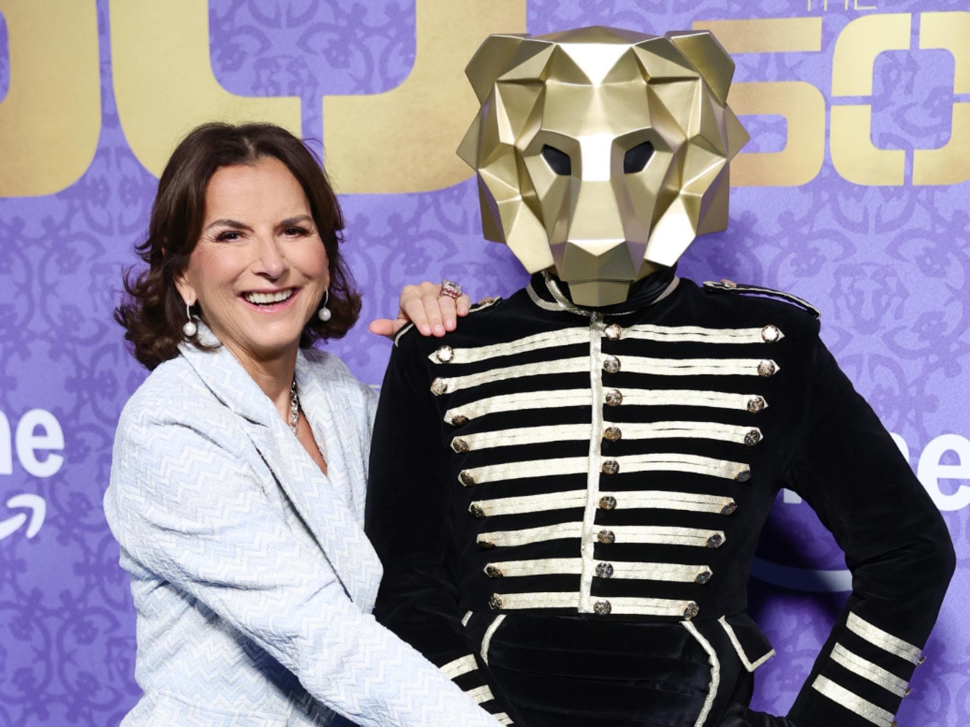Claudia Obert und der "The 50" Löwe