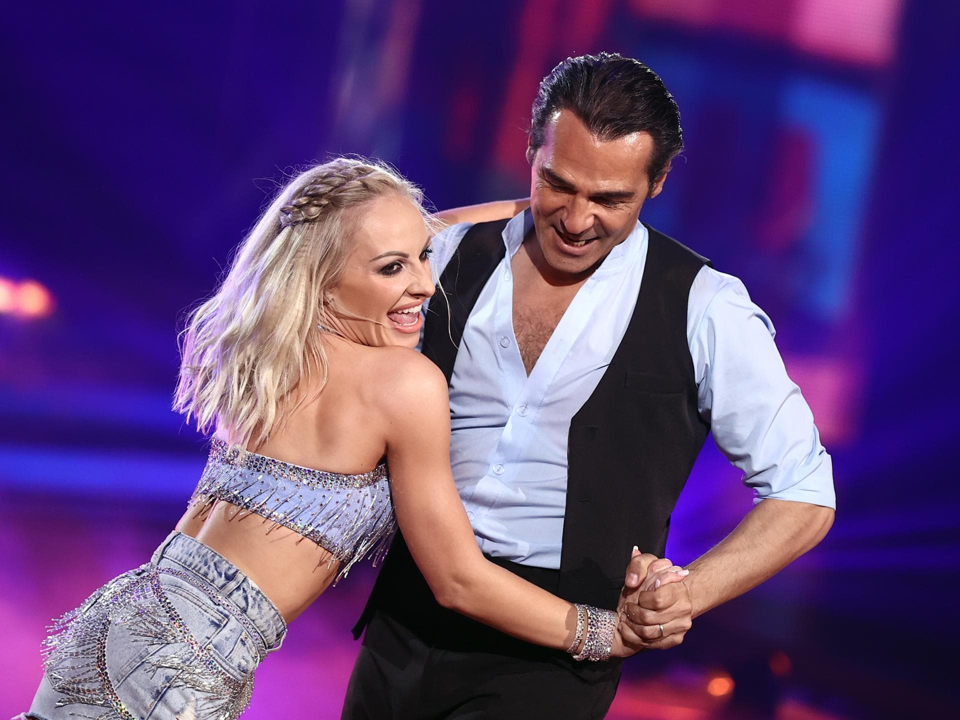 Marta Arndt mit Erol Sander