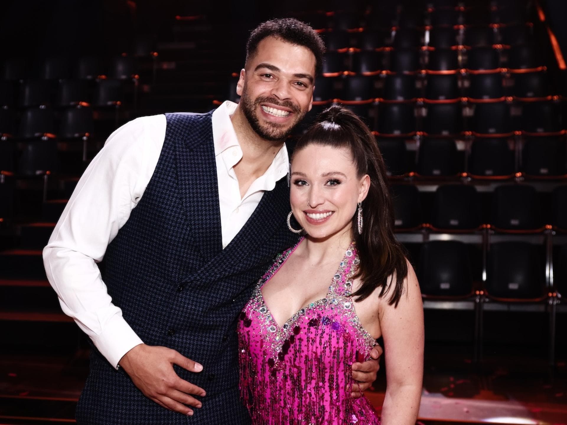 Bianca Heinicke und Freund Timothy Hill im "Let's Dance"-Studio