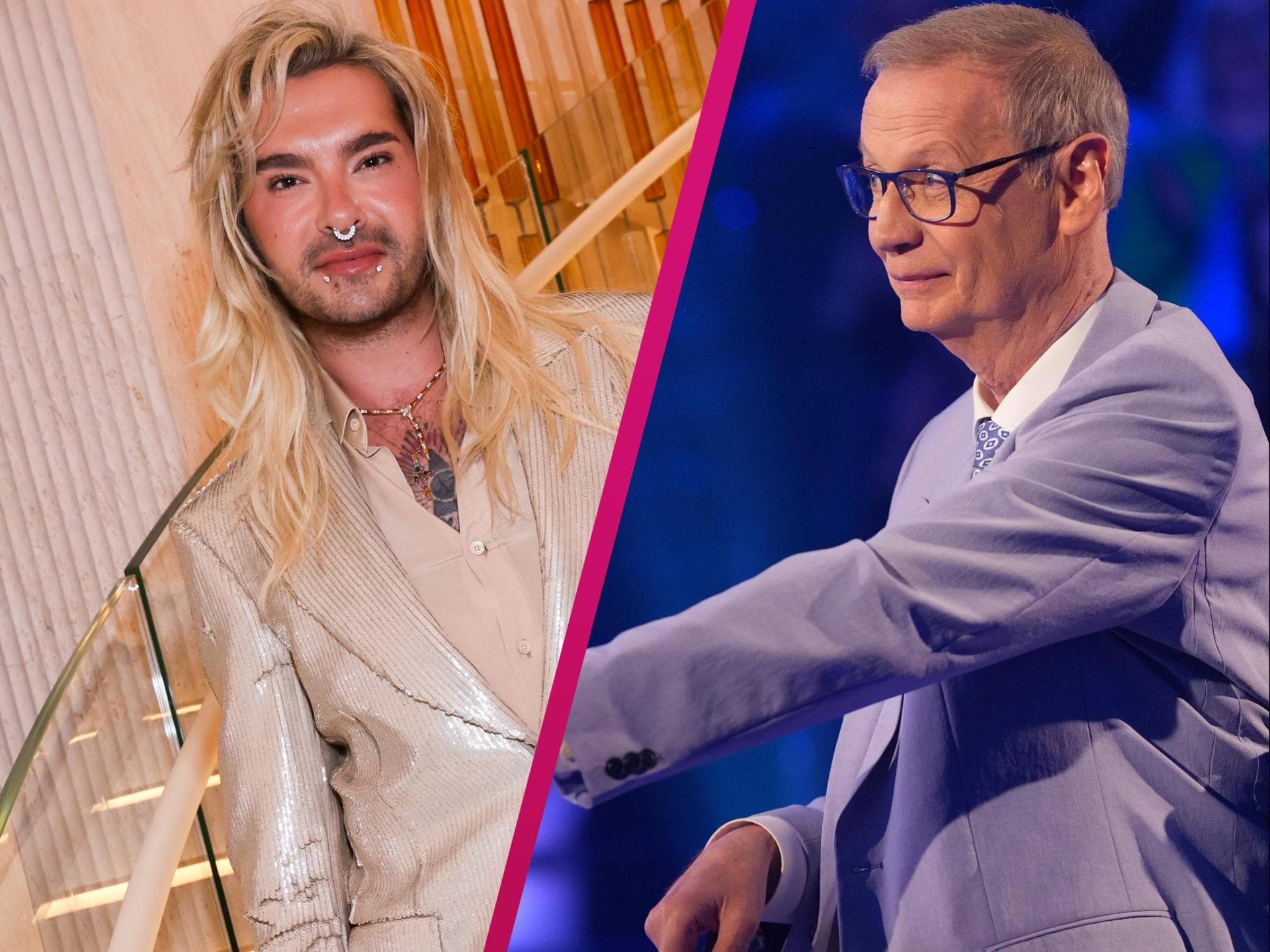Bill Kaulitz und Günther Jauch