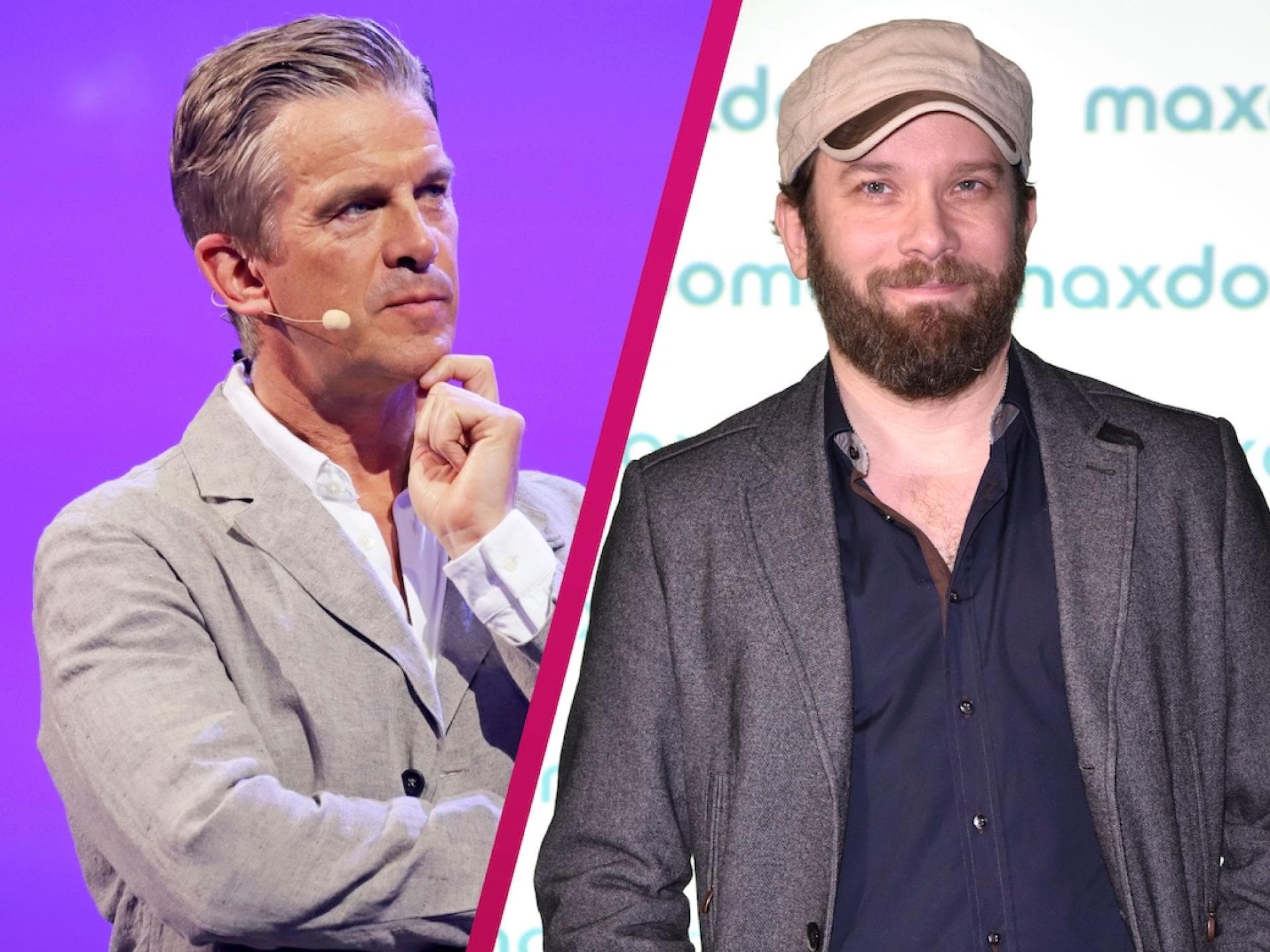 Collage Markus Lanz und Christian Ulmen