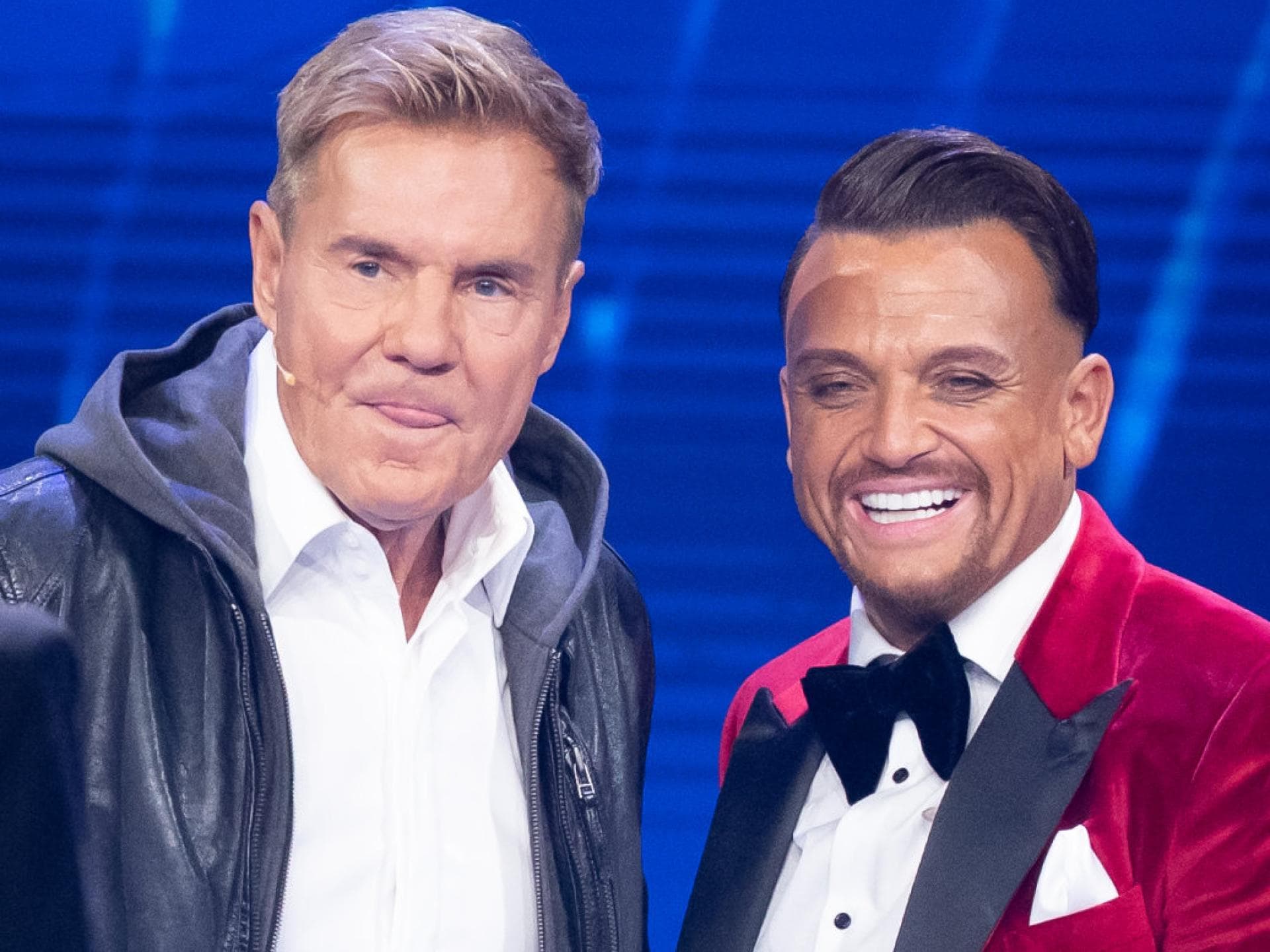 Dieter Bohlen neben Menowin Fröhlich