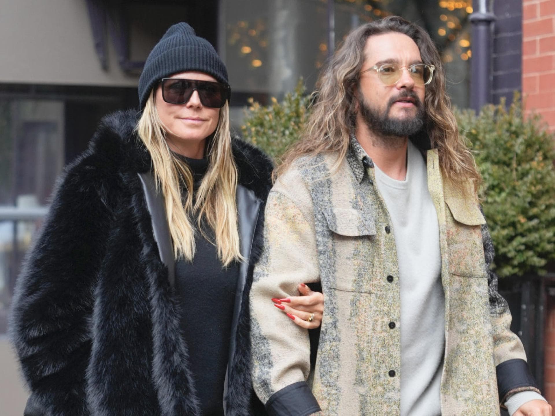 Heidi Klum und Tom Kaulitz beim Spaziergang