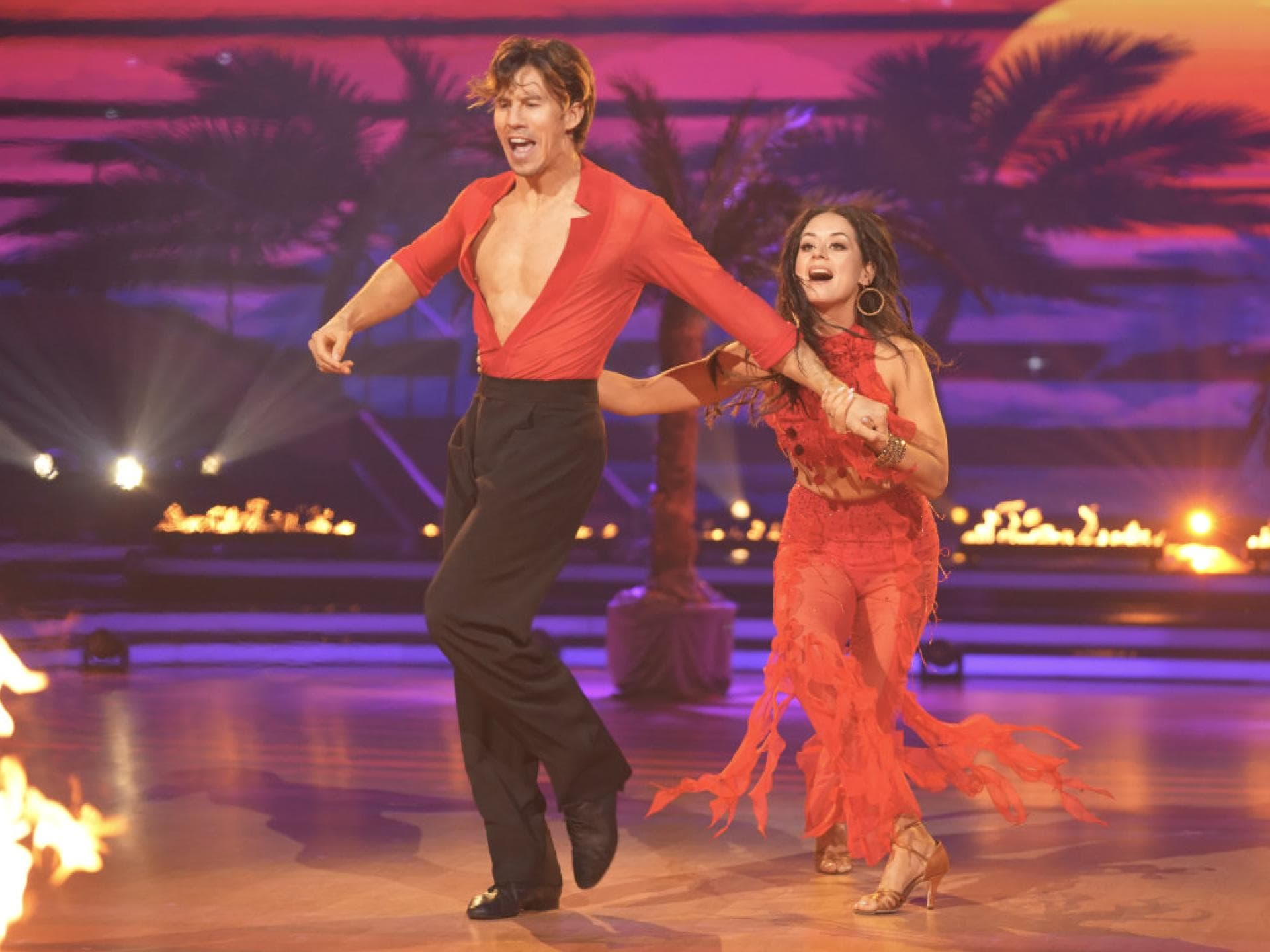 Joel Mattli mit Malika Dzumaev