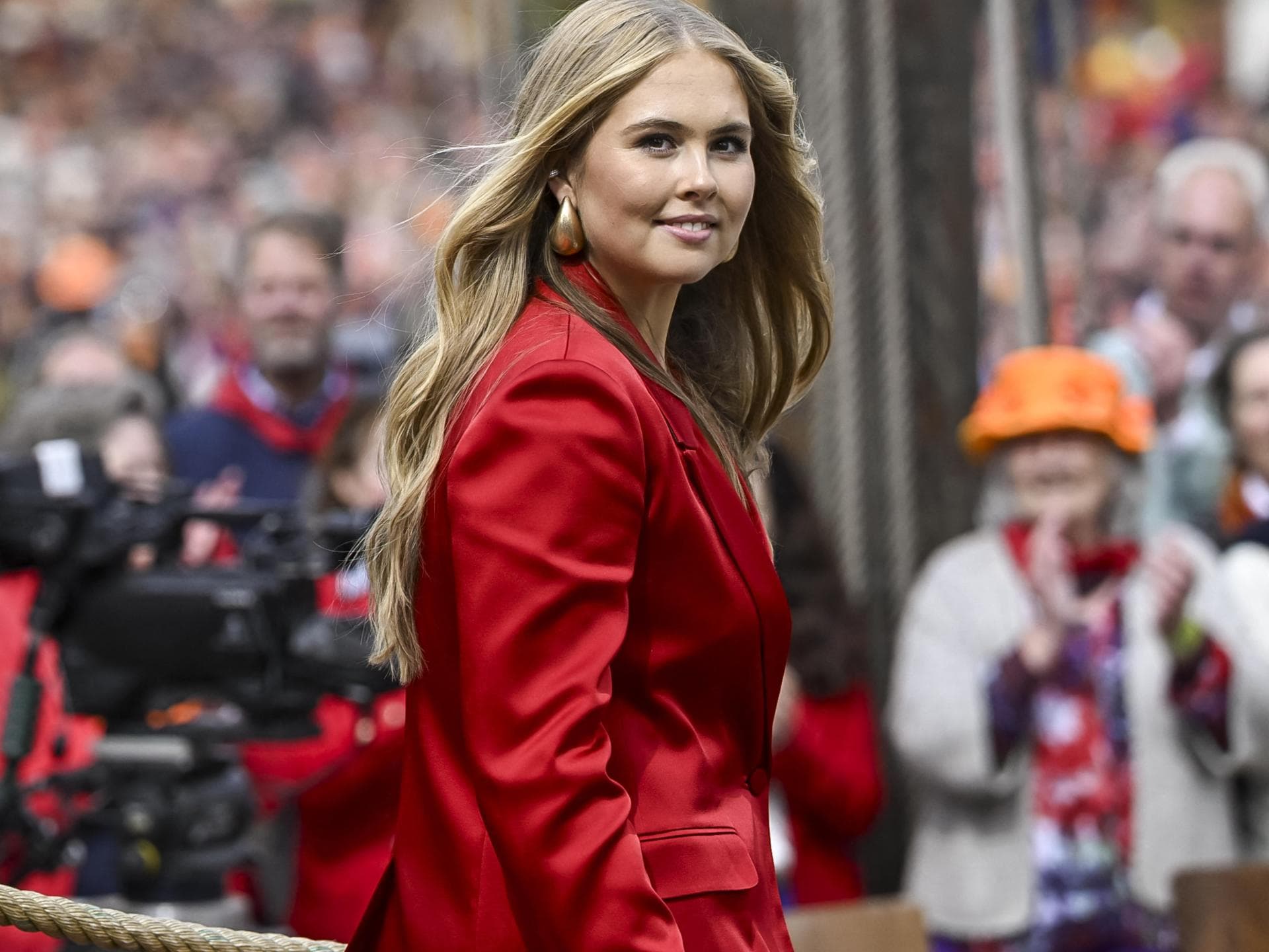Prinzessin Amalia der Niederlande beim Königstag in den Niederlanden
