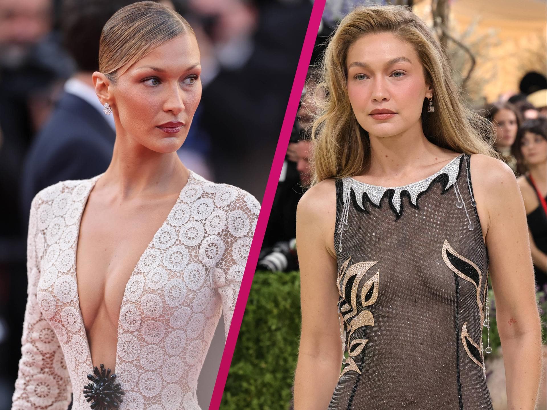 Gigi und Bella Hadid Collage