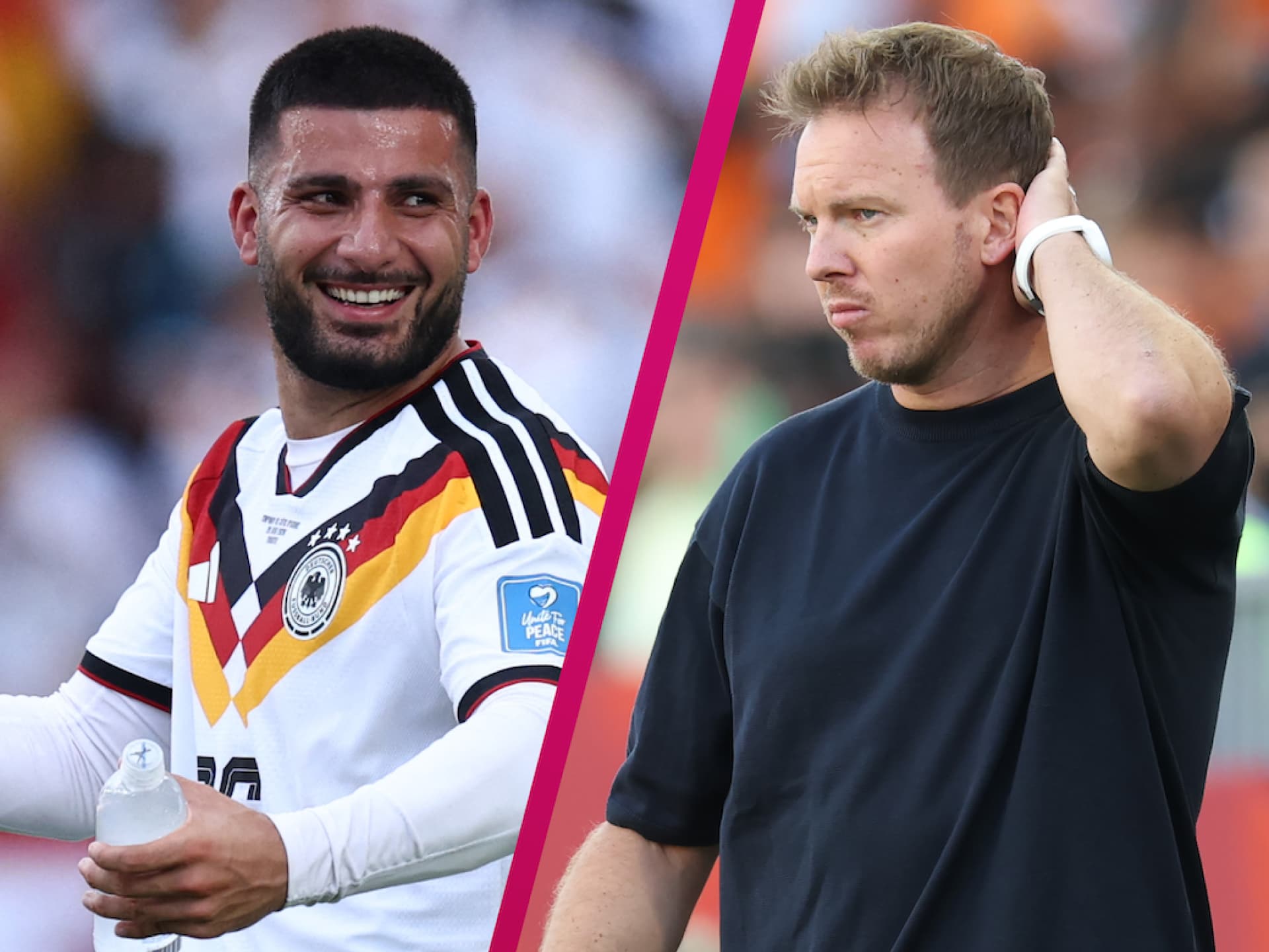 Collage Deniz Undav und Julian Nagelsmann