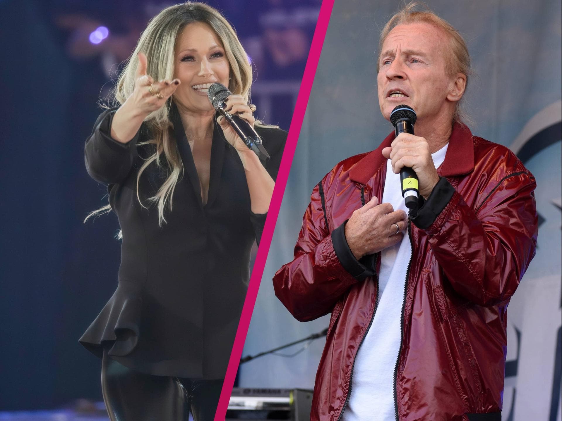 Helene Fischer und Christian Anders in Collage