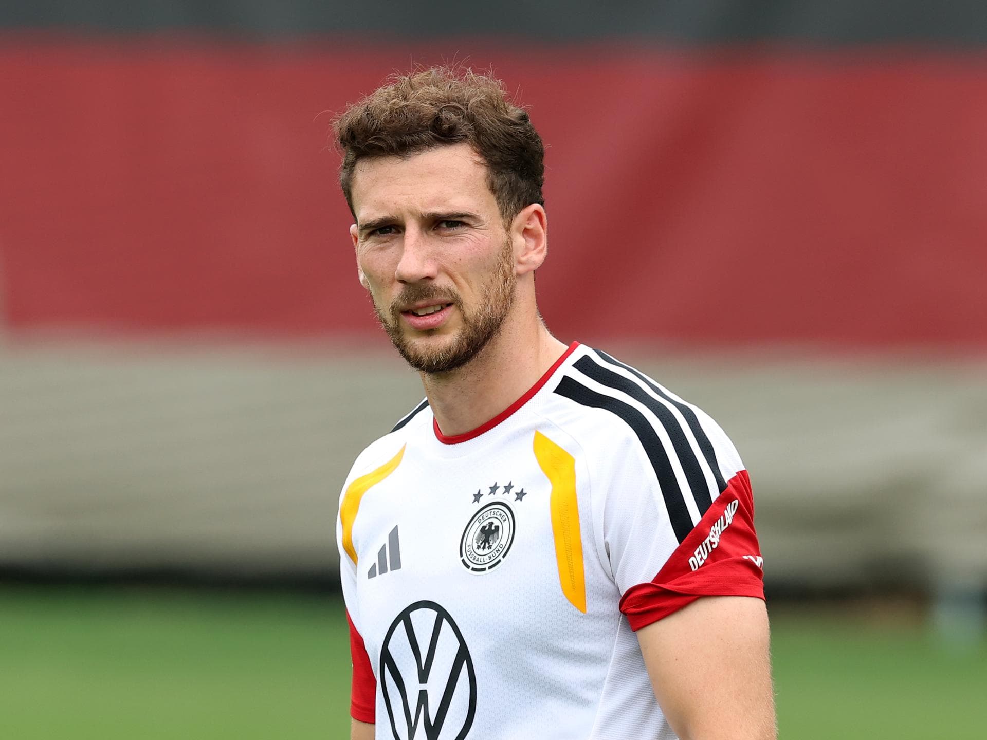 Leon Goretzka beim Training für die WM