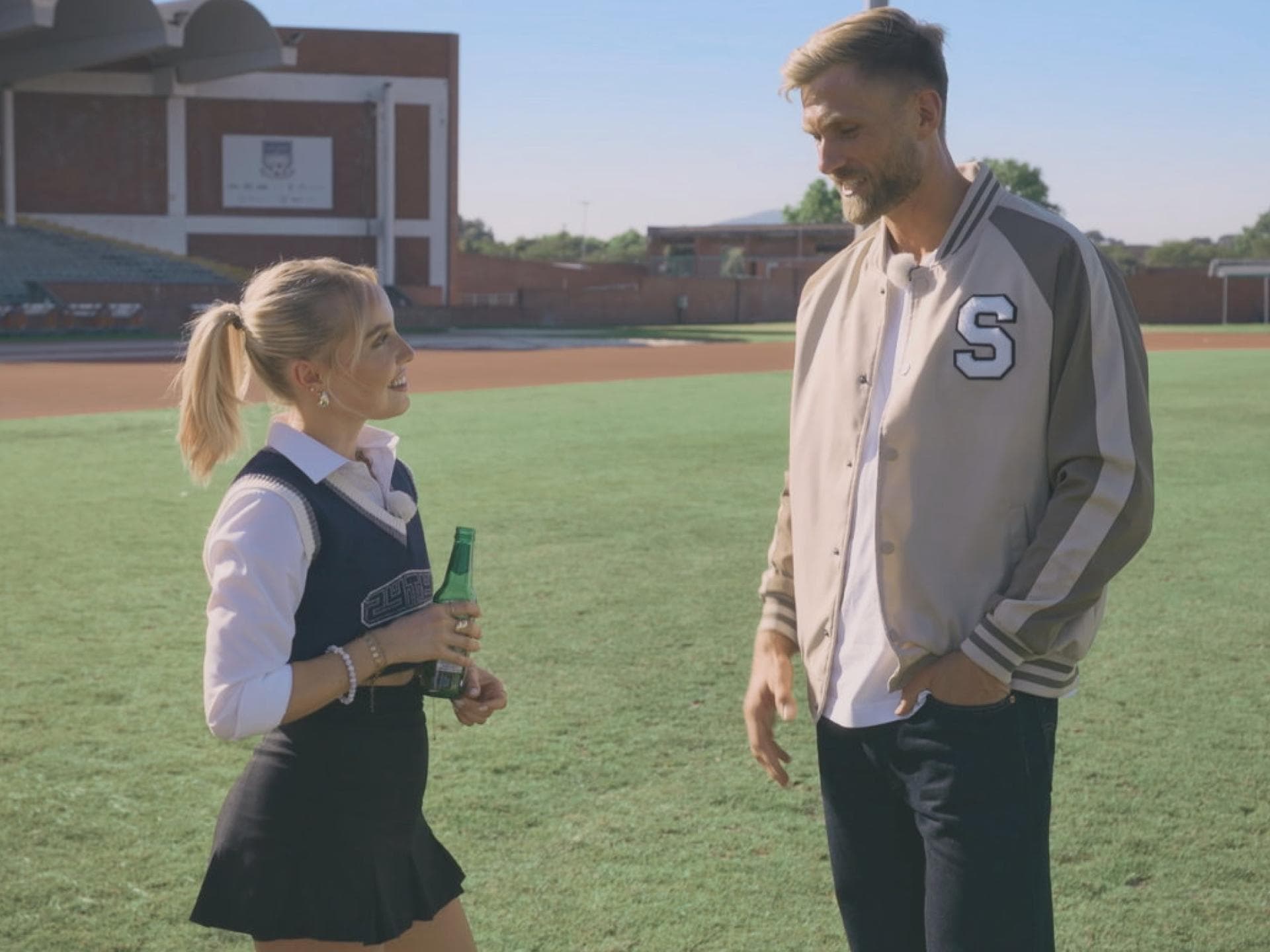 Lia und Sebastian Paul beim Highschool-Bachelor Date