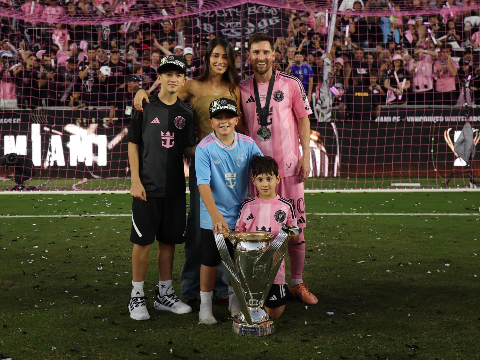 Messi mit seiner Familie