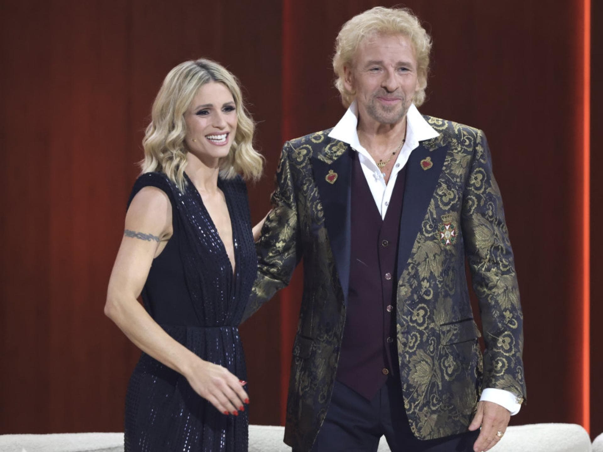 Michelle Hunziker und Thomas Gottschalk wetten dass