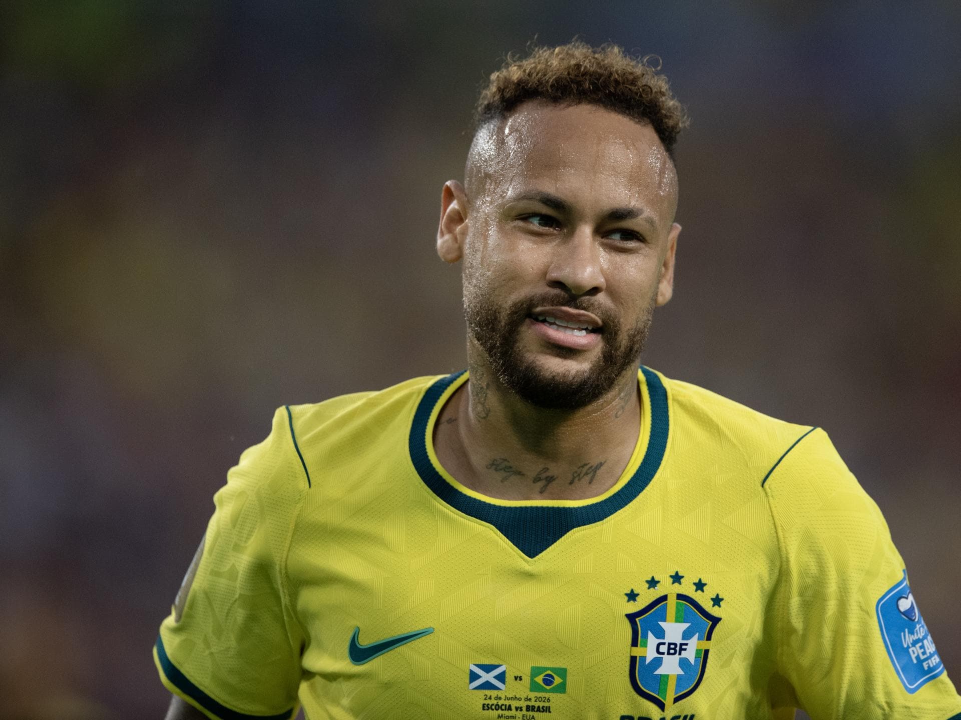 Neymar bei einem Spiel