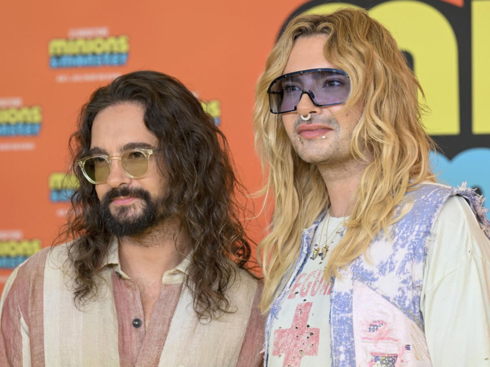 Tom und Bill Kaulitz bei den Minions