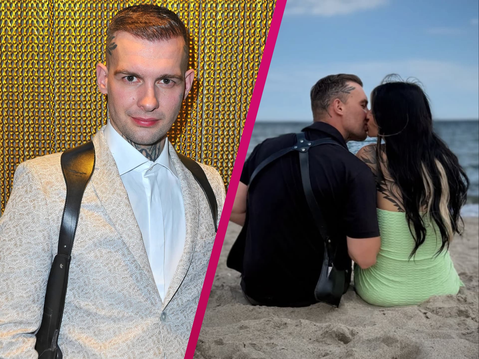 Eric Stehfest macht eine Beziehung zu seiner neuen Freundin Sarah mit einem Kussfoto offiziell