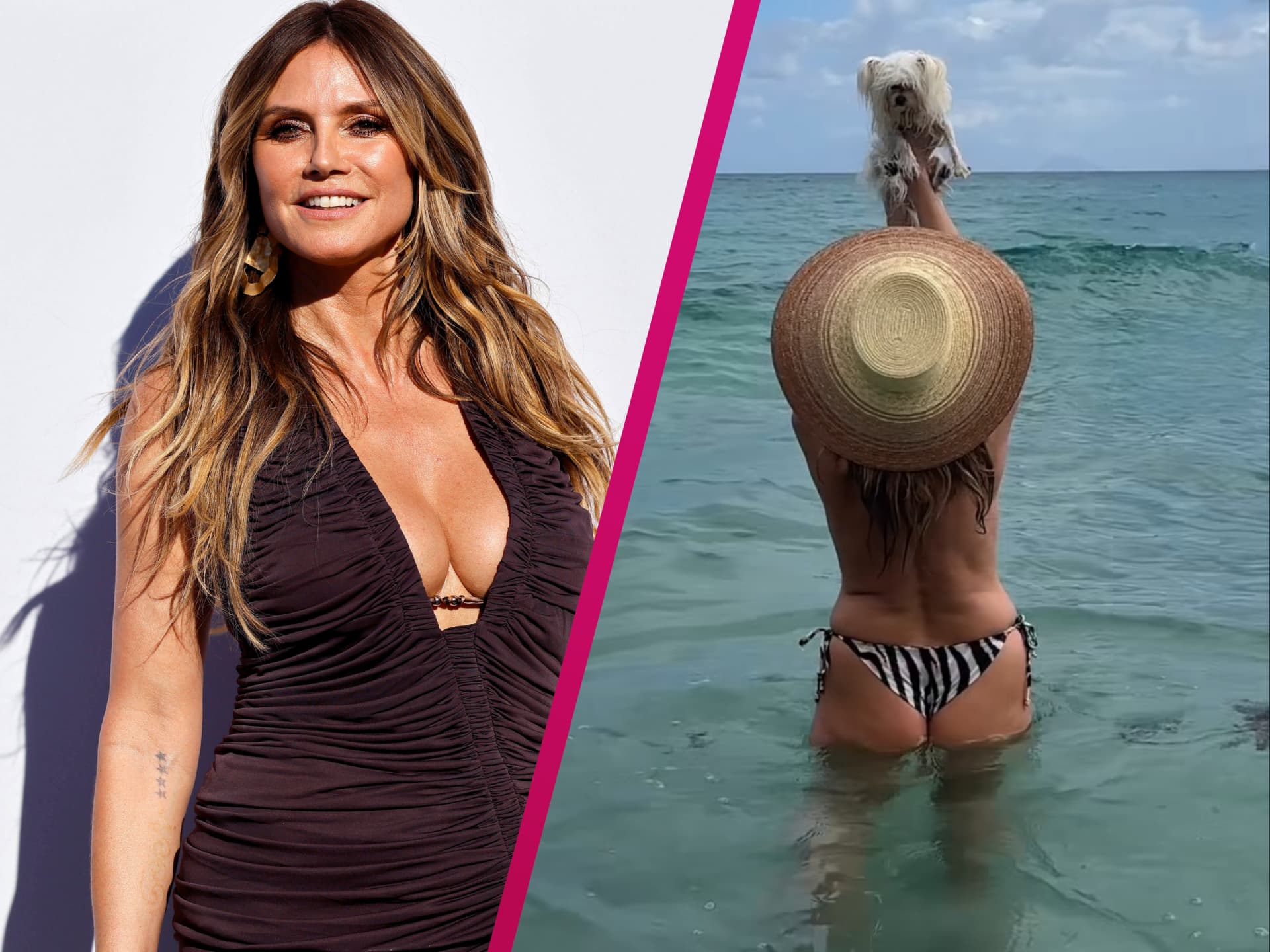 Heidi Klum setzt mit einem Urlaubsvideo ein Zeichen für Bodypositivity