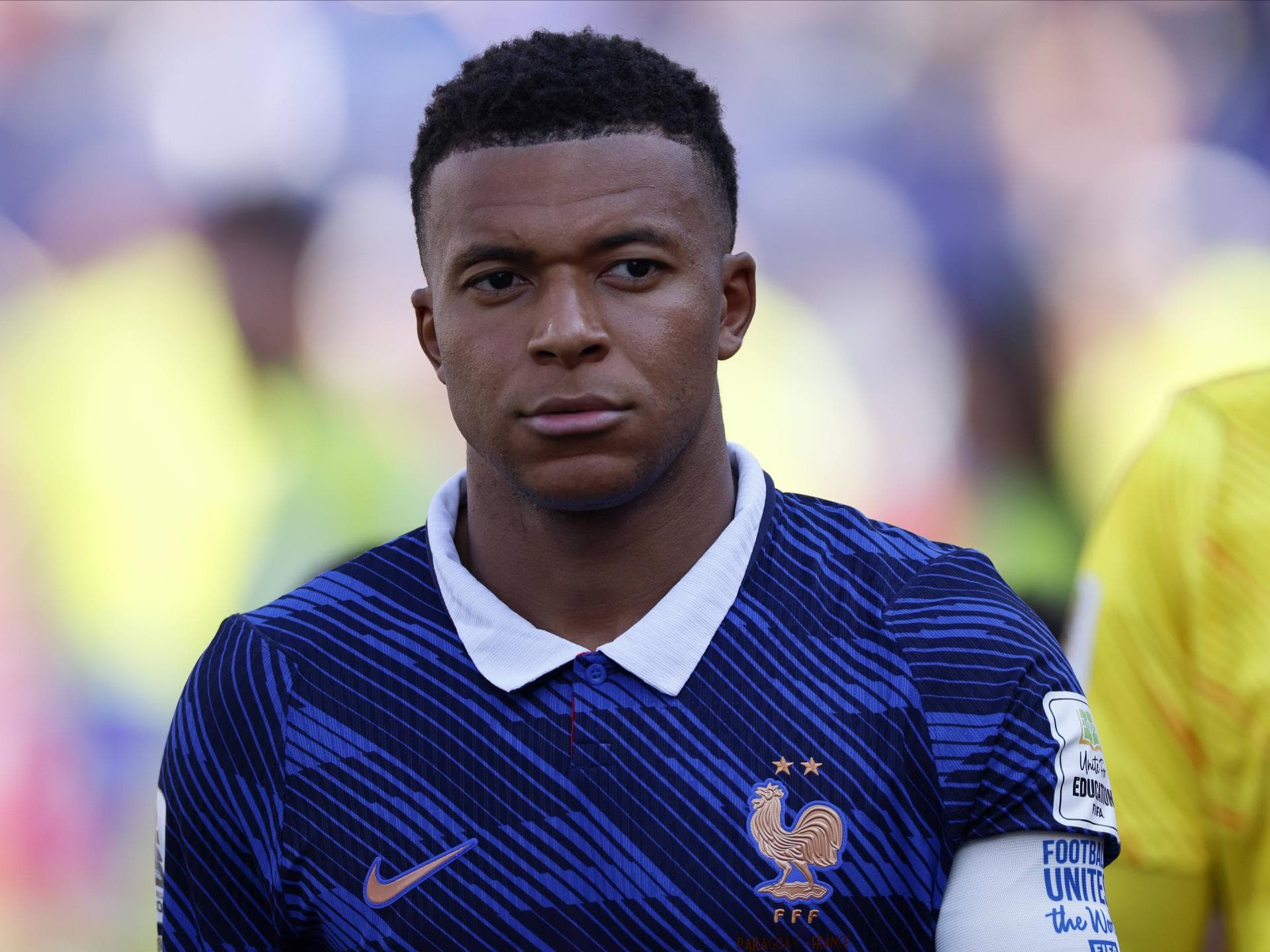 Kylian Mbappé beim WM-Spiel gegen Paraguay