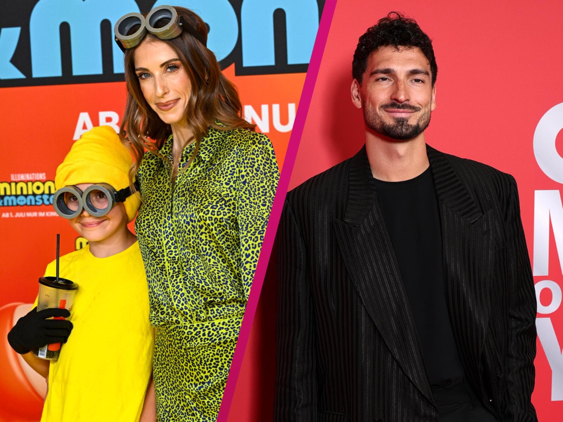 Ludwig, Cathy und Mats Hummels Collage