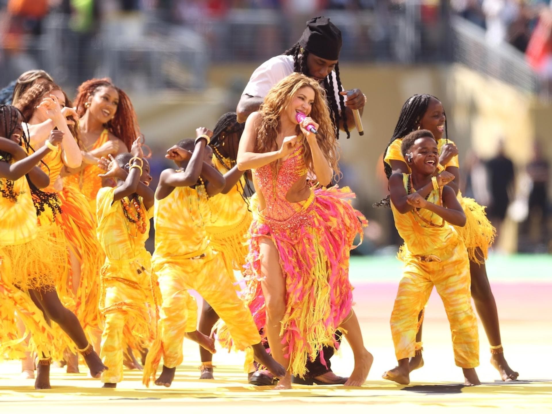 Shakira bei der WM-Halbzeitshow