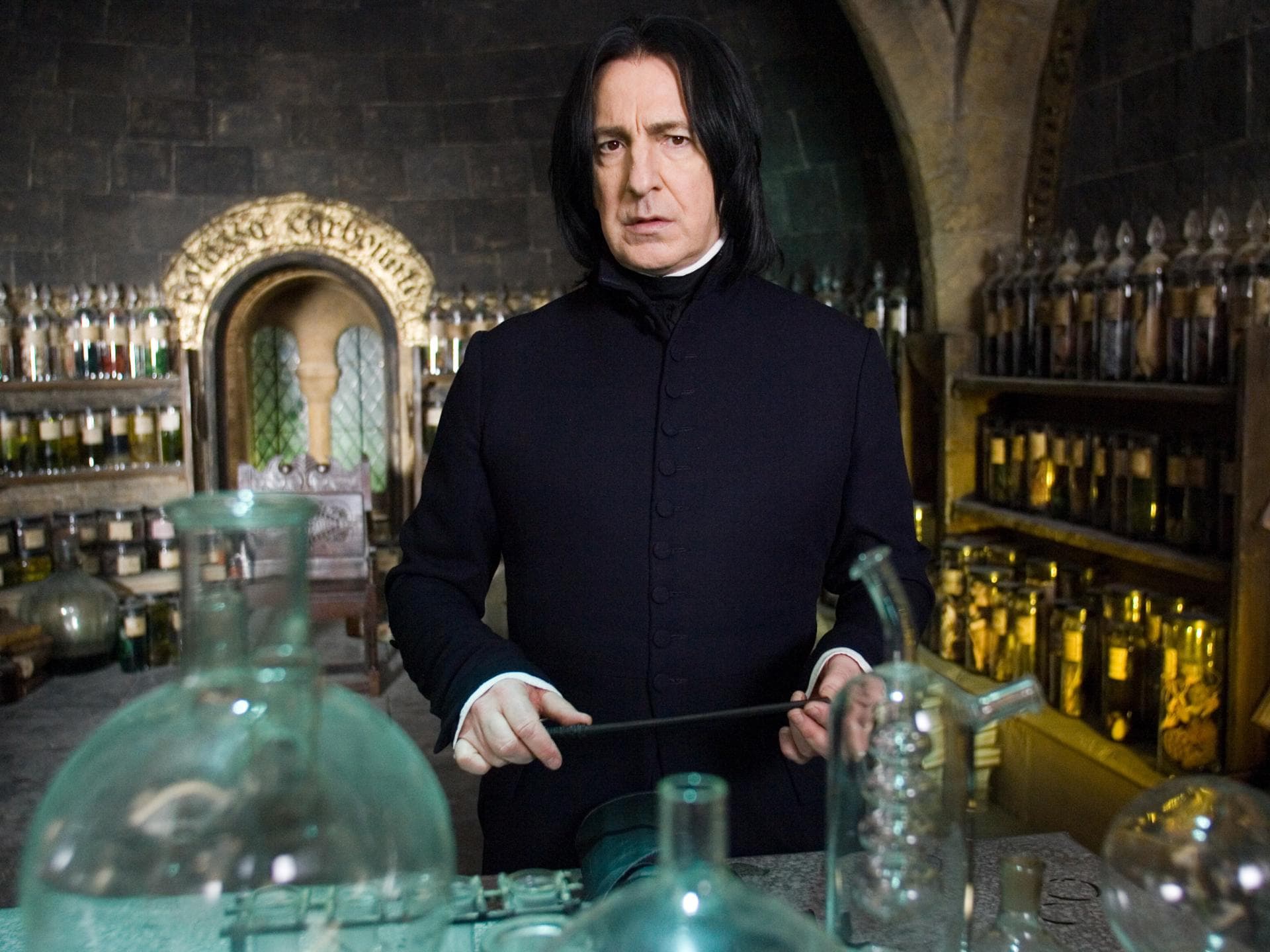 Alan Rickmann als Snape in "Harry Potter"