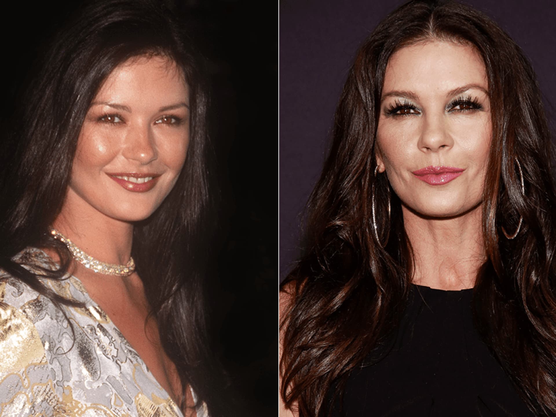 Catherine Zeta-Jones früher und heute