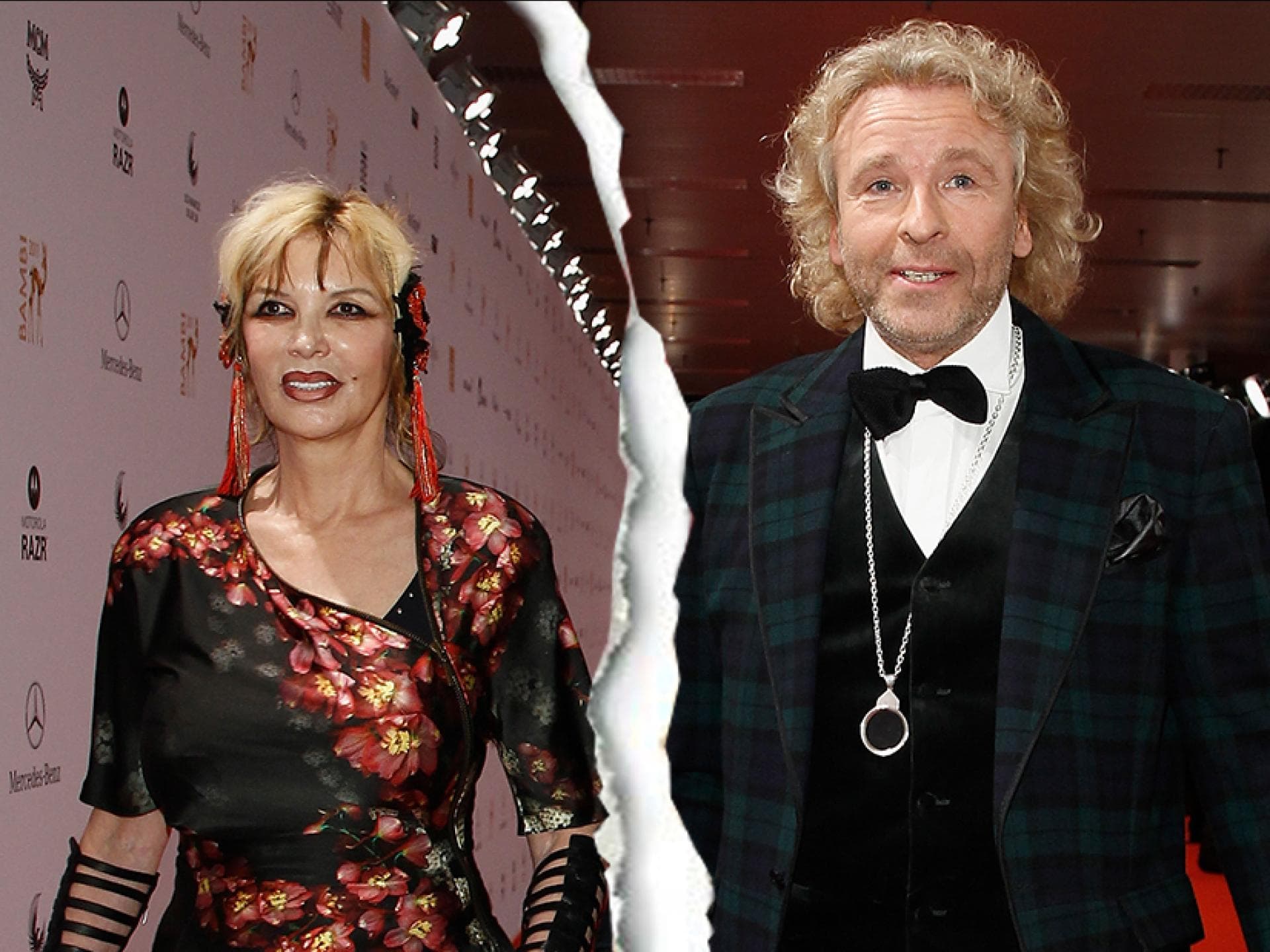 Thomas Gottschalk und Ex Thea 