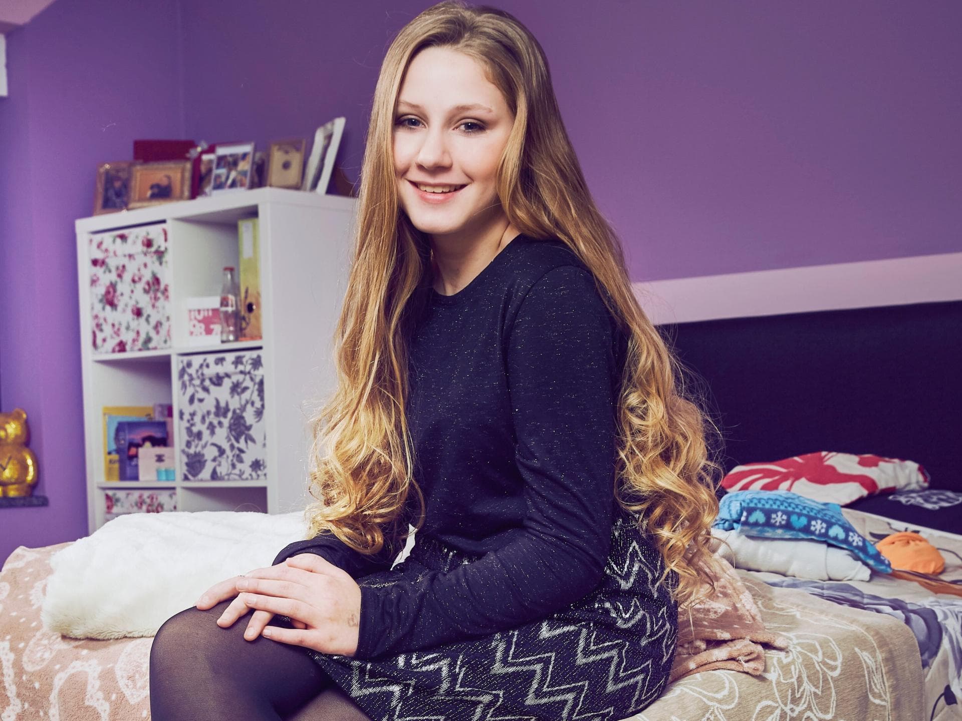 Loredana Wollny als Teenager