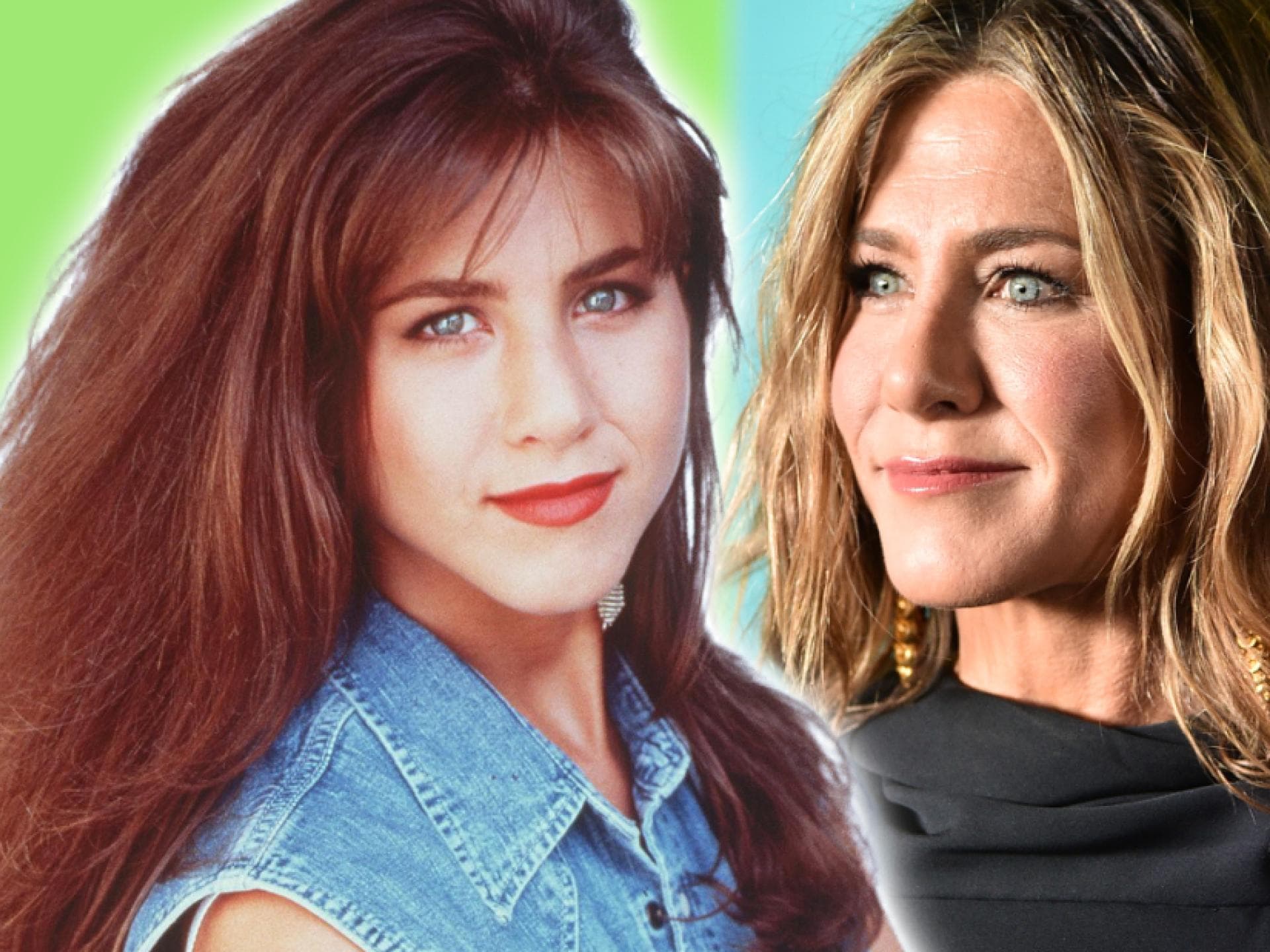 Jennifer Aniston früher und heute