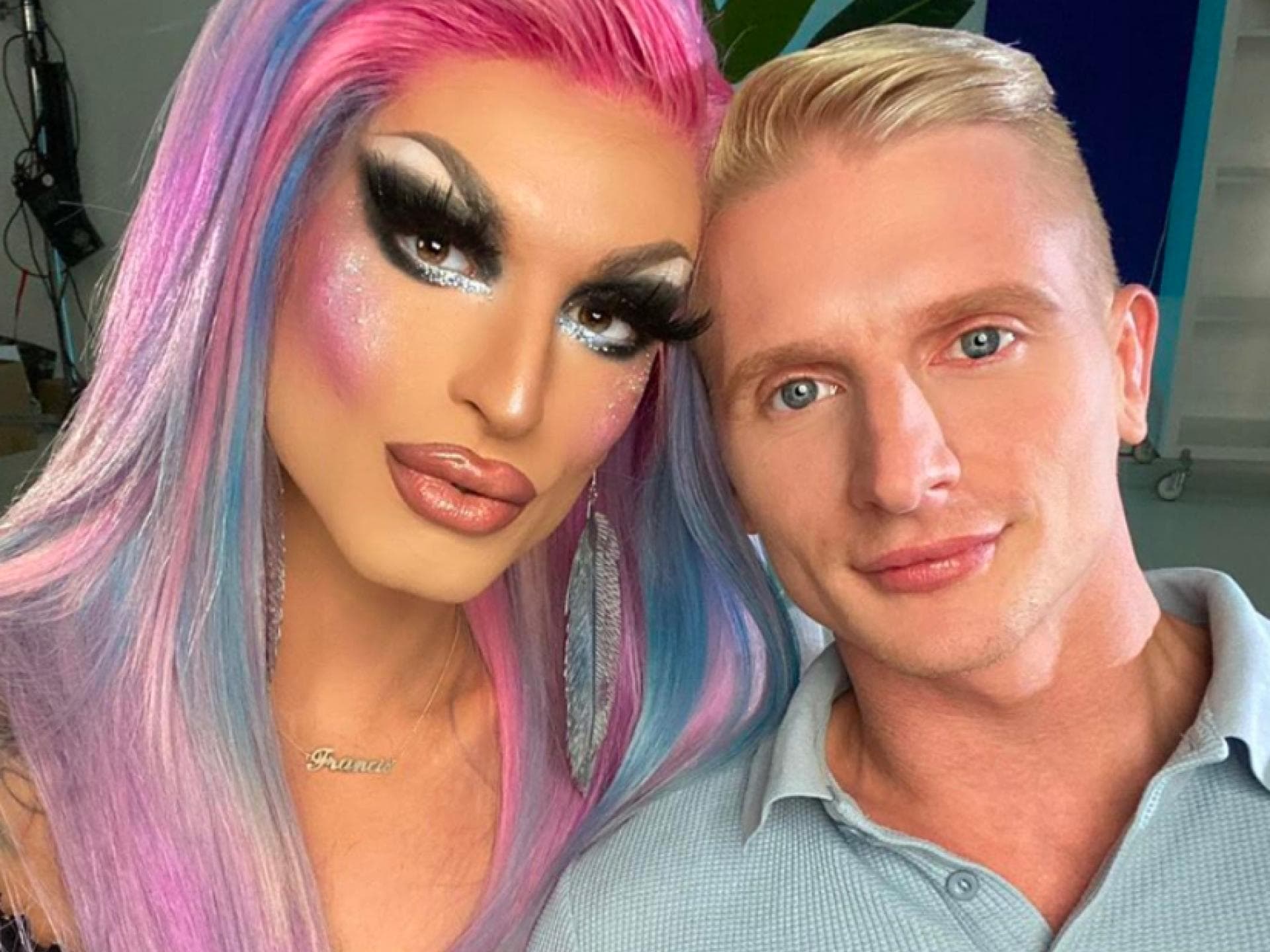 Dragqueen Katy Bähm mit Ehemann Francis