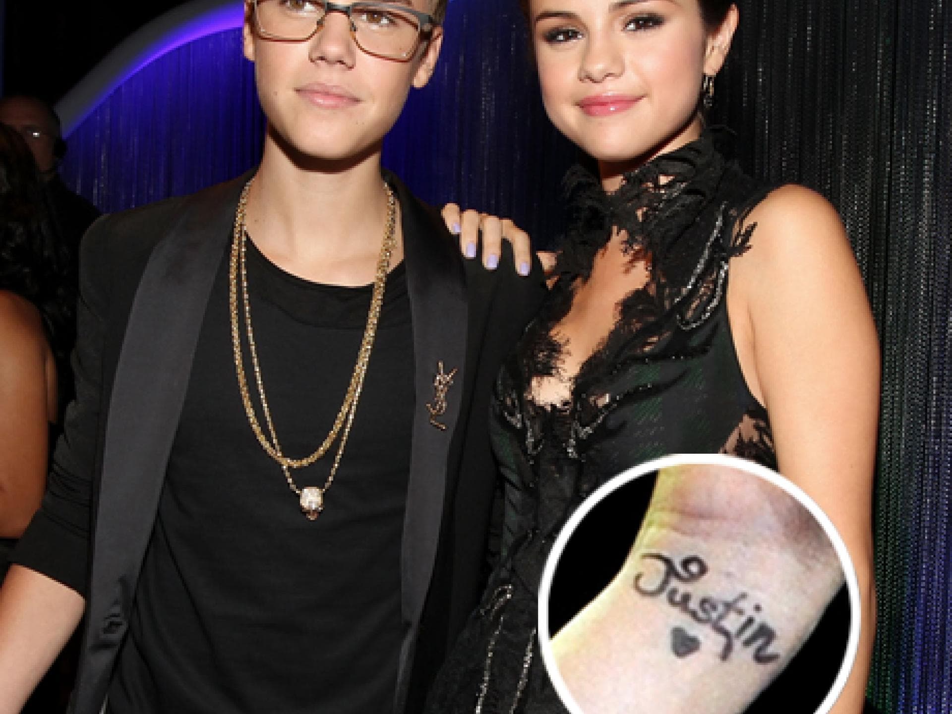 Ein Zeichen für die Liebe setzen? Selena Gomez trägt den Namen von Justin Bieber auf ihrem Handgelenk Ein Zeichen für die Liebe setzen? Selena Gomez trägt den Namen von Justin Bieber auf ihrem Handgelenk