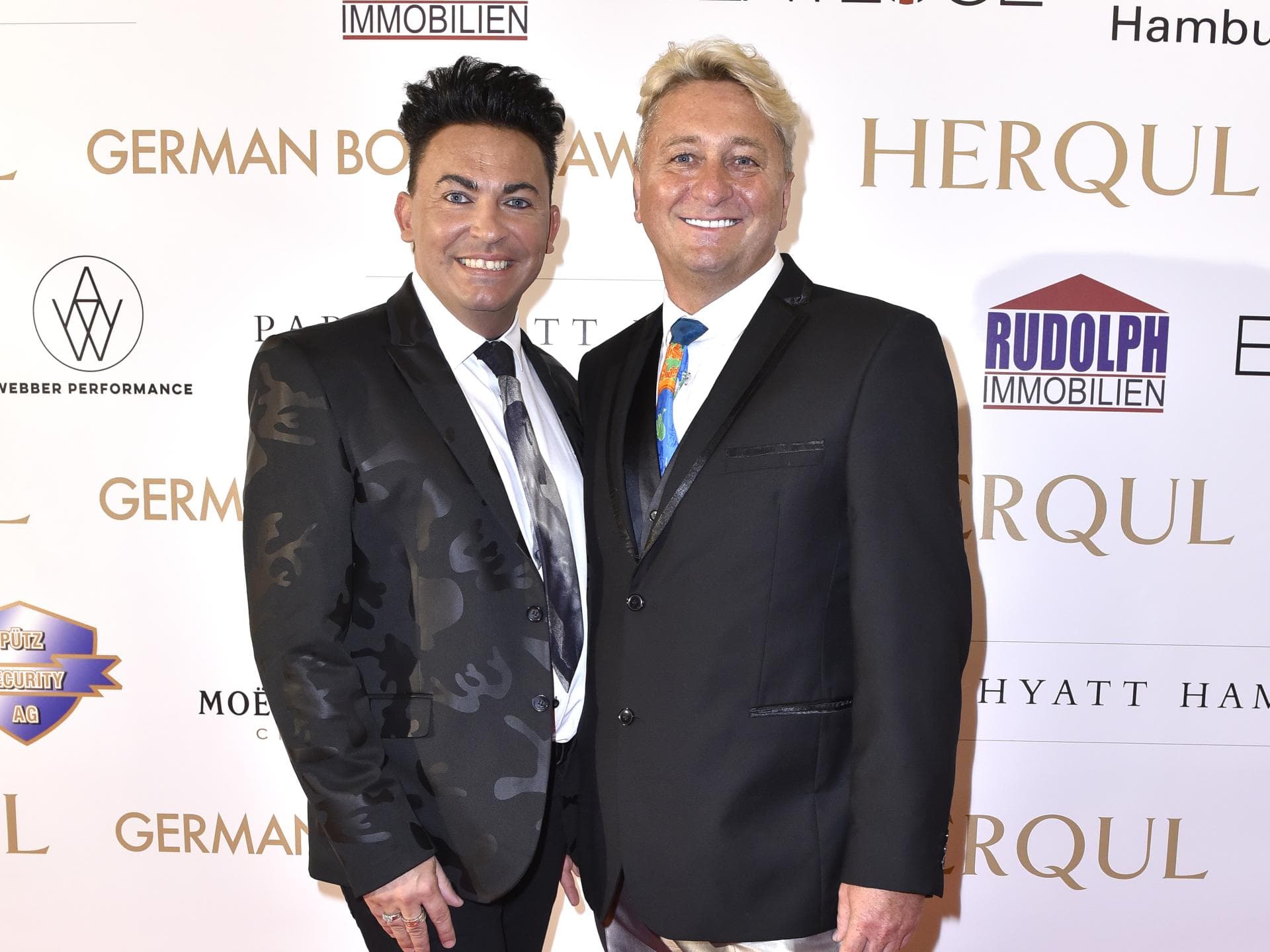 Matthias Mangiapane und Hubert Fella lachen