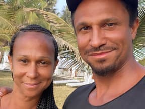 Daniel Aminati mit seiner verstorbenen Schwester