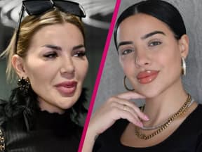 Collage Kim Virginia Hartung und Leyla Lahouar gucken ernst