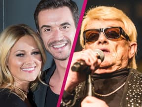Collage Helene Fischer, Florian Silbereisen und Heino