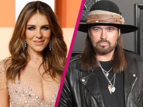 Collage Liz Hurley und Billy Ray Cyrus