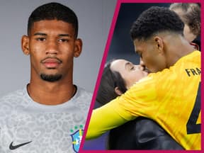 Kaua Santos mit seiner Familie