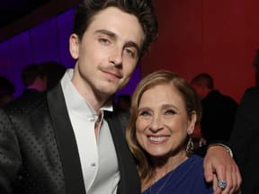 Timothée Chalamet & Nicole Flender posieren zusammen