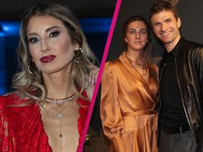 Cathy Hummels, Lisa und Thomas Müller; Collage