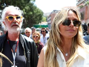 Heidi Klum und Flavio Briatore beim Formel-1-Grandprix in Monaco 2024