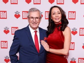 Jan Hofer mit seiner Ehefrau