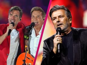 Collage Florian Silbereisen, Dieter Bohlen und Thomas Anders