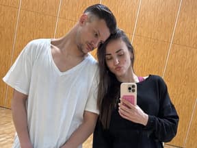 Selfie Ekaterina Leonova und Freund Ilya